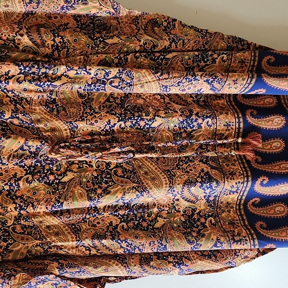 Earthbound Trading Co. Maxi dress paisley print size small - Picture 3 of 7